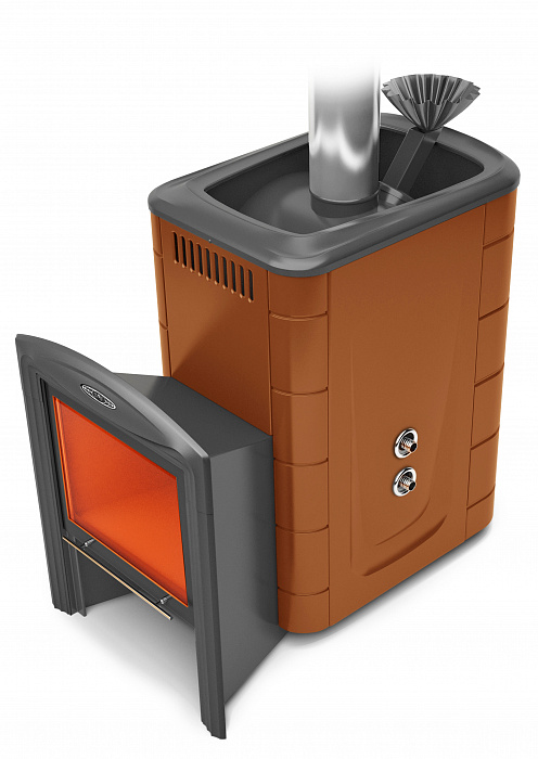 Гейзер 2014 Inox Витра ЗК ТО терракота